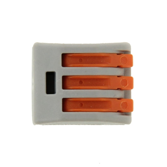 10 PCS Universal Compact 3 Pin Push Clamp Solderless Wire Connector by buy2fix