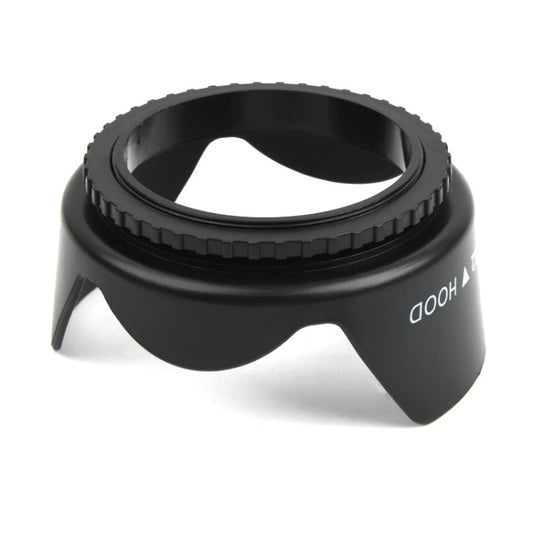 62mm Lens Hood for Cameras(Screw Mount)(Black) by buy2fix