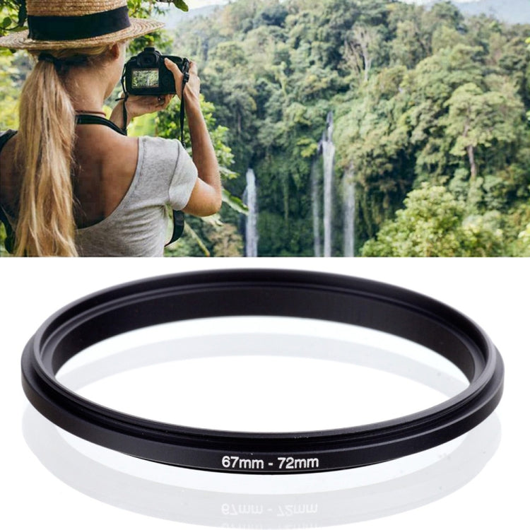 67mm-72mm Lens Stepping Ring(Black) by buy2fix