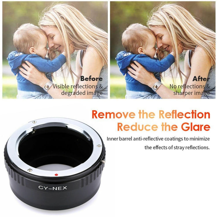 CY-NEX Lens Mount Stepping Ring(Black) by buy2fix