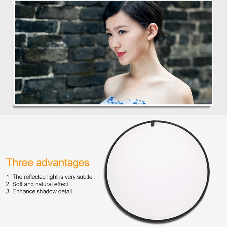 110cm 5 in 1 (Silver / Translucent / Gold / White / Black) Folding Photo Studio Reflector Board by buy2fix