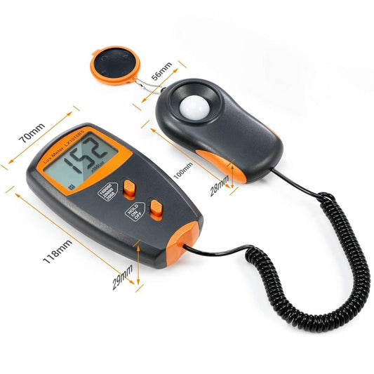 Digital Light Meter, Measuring Range: 1-100000 Lux by buy2fix