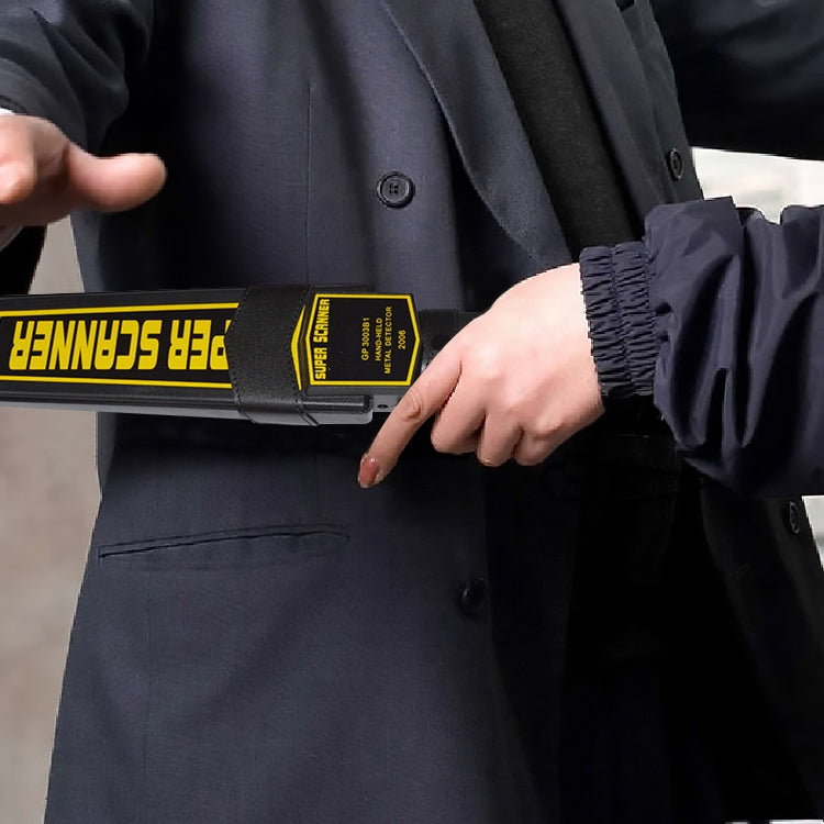 Portable Hand-Held Security Metal Detector (GP 3003B1)(Black) by buy2fix