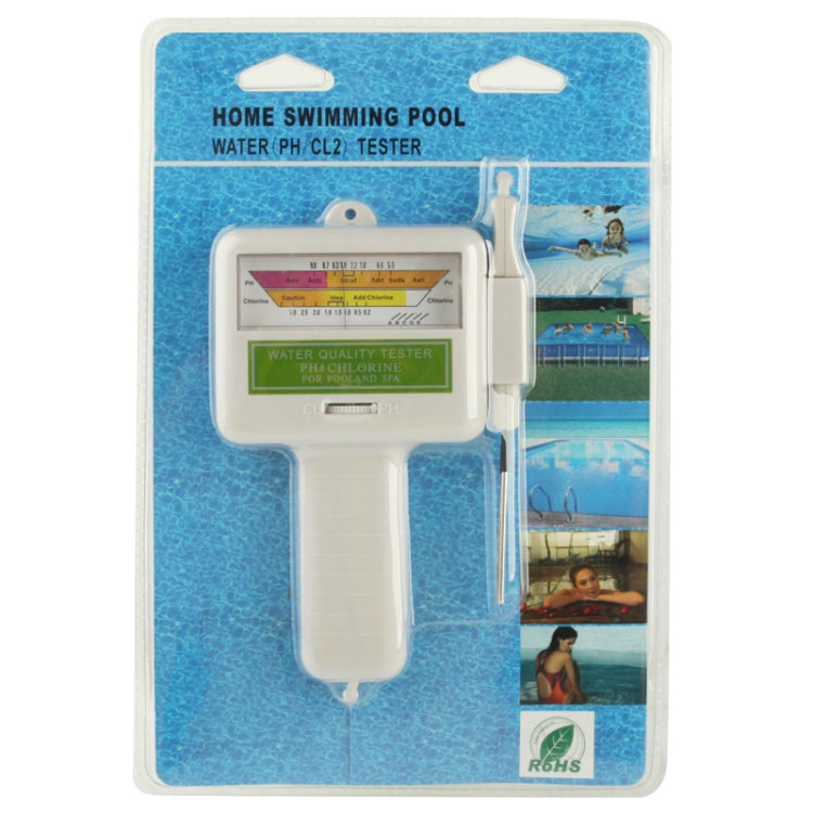 Home Swimming Pool Water PH / CL2 Tester, Cable length: 1.2m by buy2fix