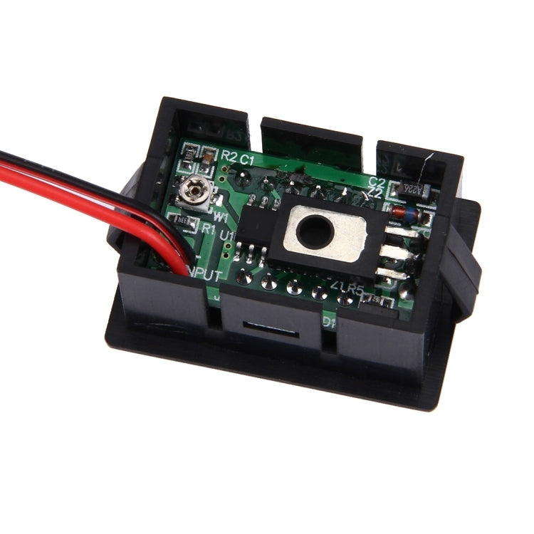 V33D 2 Wires Blue Light Display Mini Digital Voltage Meter, Measure Voltage: DC 4.5-120V by buy2fix