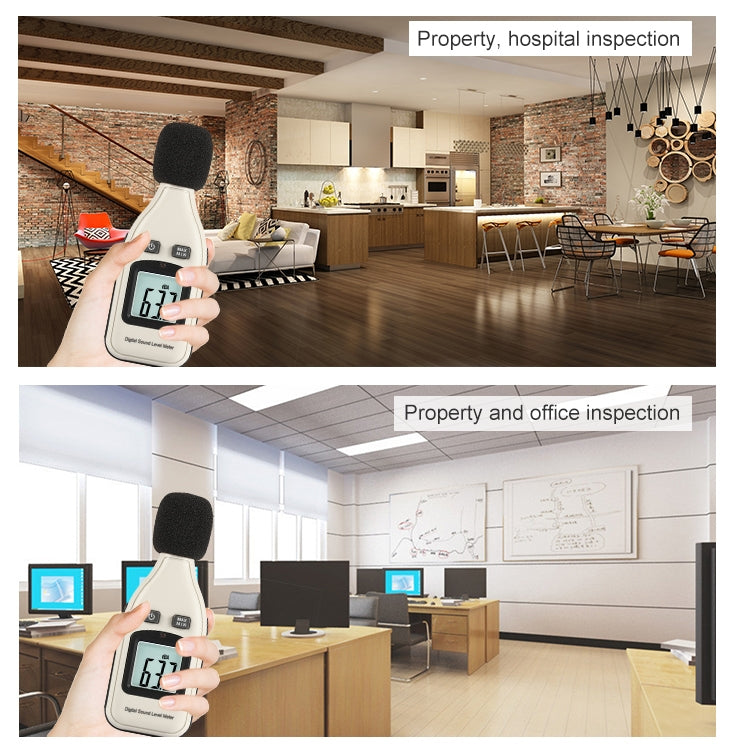 GM1351 Digital Sound Level Meter (Range: 30~130dBA)(Beige) by buy2fix