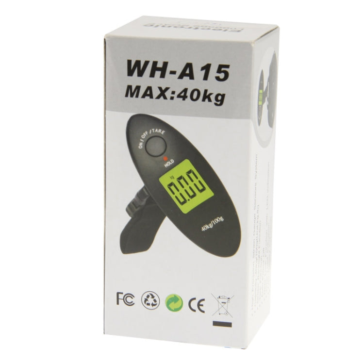 40kg x 100g LCD Electronic Travel Luggage Weight Scale (WH-A15) by buy2fix