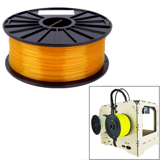 PLA 1.75 mm Transparent 3D Printer Filaments(Orange) by buy2fix