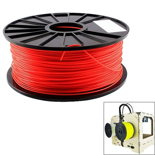 ABS 3.0 mm Fluorescent 3D Printer Filaments, about 135m(Red) by buy2fix