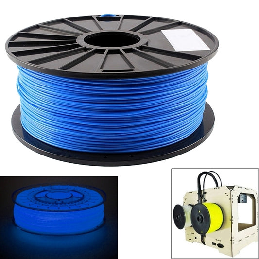 PLA 1.75 mm Luminous 3D Printer Filaments, about 345m(Blue) by buy2fix