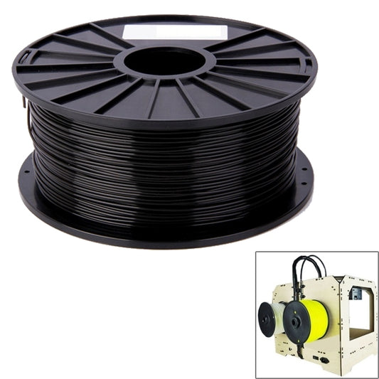 PLA 3.0 mm Color Series 3D Printer Filaments, about 115m(Black) by buy2fix