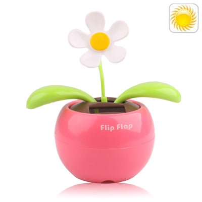 Solar Flip Flap Flower, Random Flower Color Delivery(Pink) by buy2fix