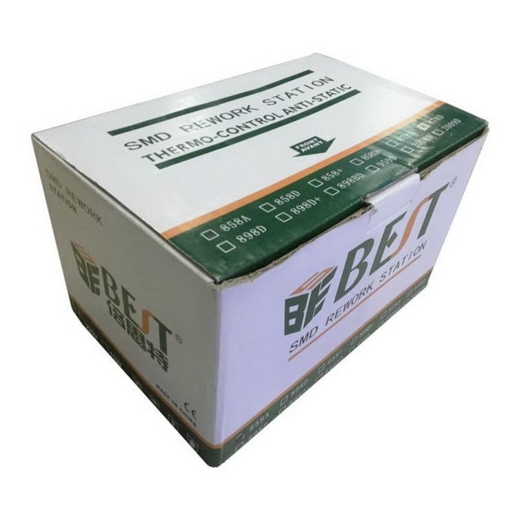 BEST BST-858D AC 220V 50Hz 650W LED Displayer Adjustable Temperature Unleaded Hot Air Gun with Helical Wind(Blue) by BEST