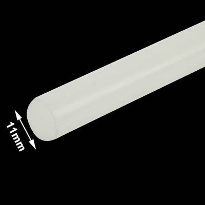 10x Practical Transparent White Hot Melt Glue Stick, Size: 270 x 11mm (10pcs in one packaging, the price is for 10pcs) by buy2fix