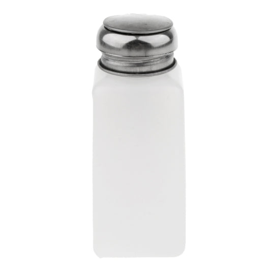 250ml Push Down Alcohol and Liquid Container Bottle(White) by buy2fix