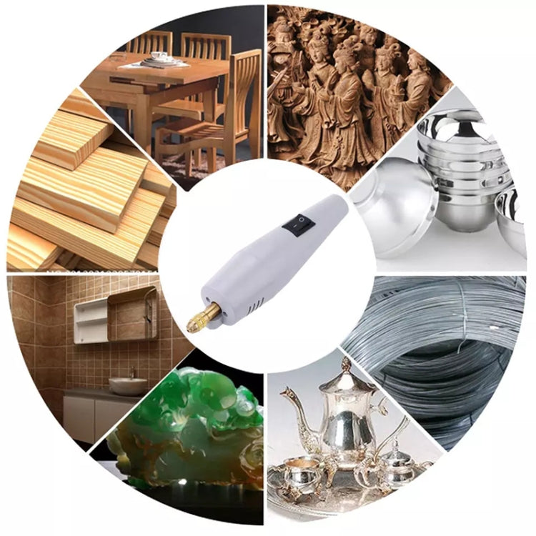 Multi-function Super Mini Electric Drill Set(Red) by buy2fix