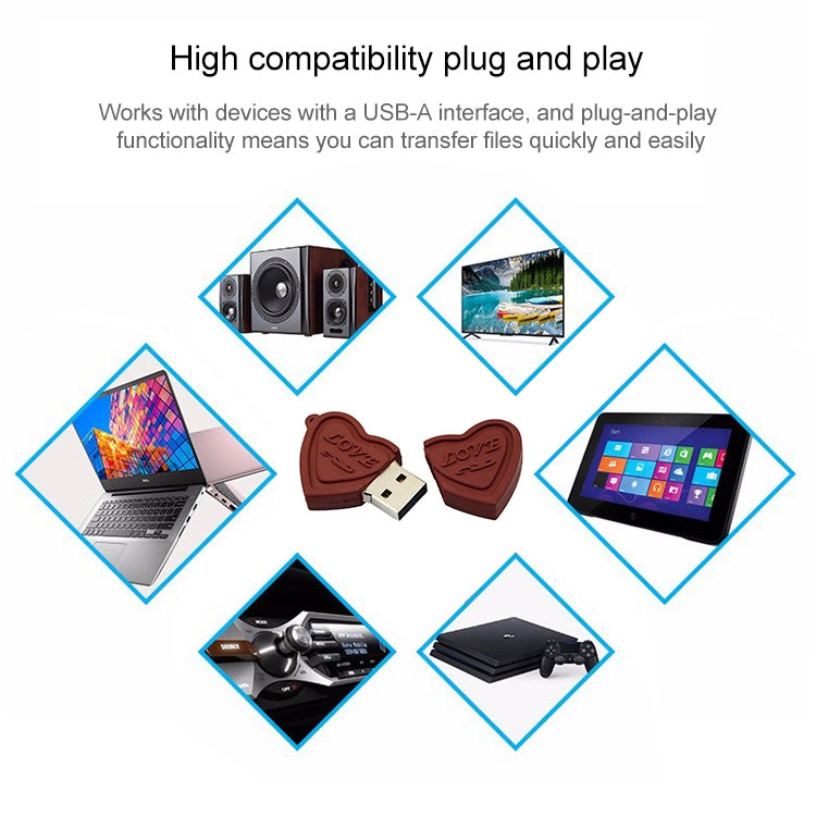 Dual Hearts Style 4GB USB Flash Disk by buy2fix