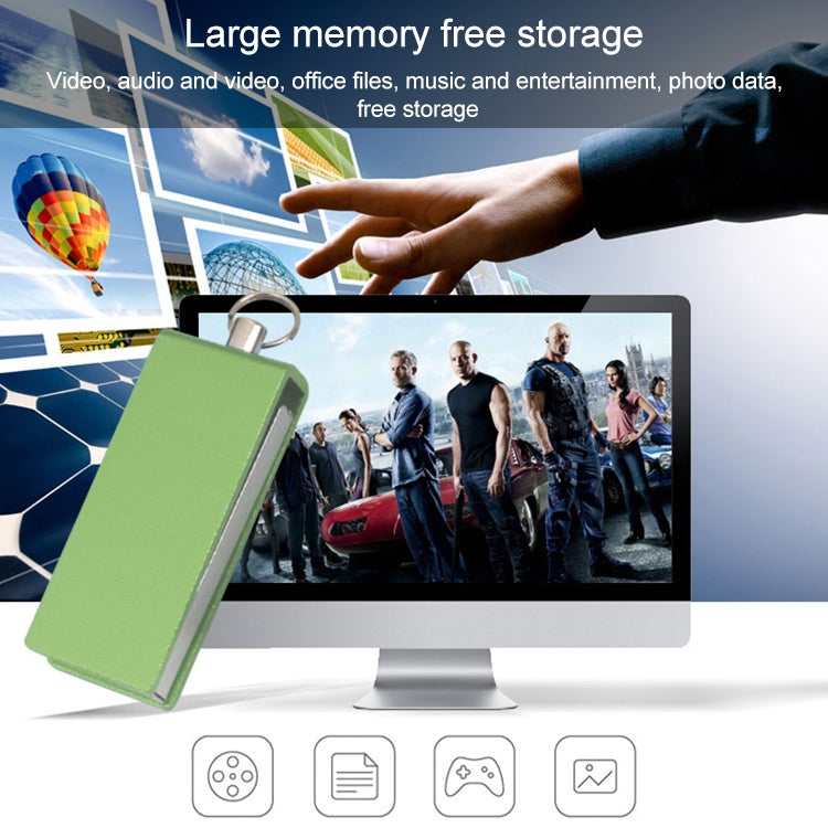 Mini Rotatable USB Flash Disk (4GB), Black by buy2fix