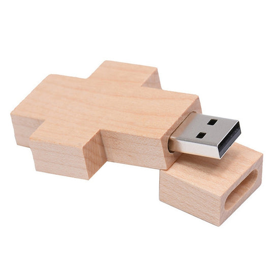 2 GB Wood Cross Style USB Flash Disk by buy2fix