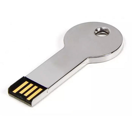 Silver Metal Key Style USB 2.0 Flash Disk (16GB)(Silver)(Silver) by buy2fix