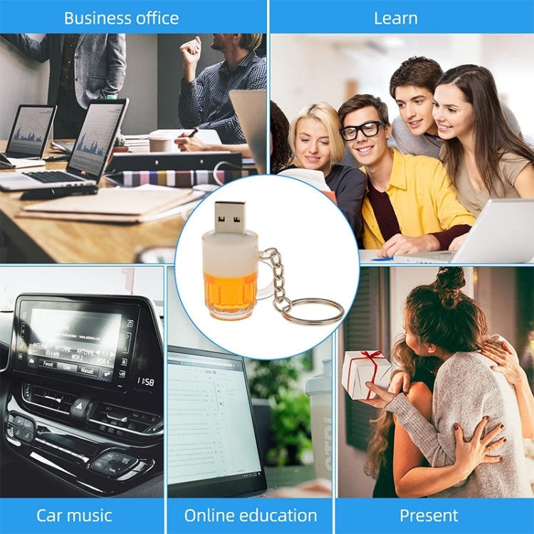 Beer Keychain Style USB Flash Disk with 32GB Memory by buy2fix