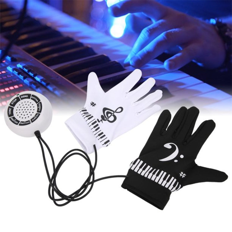 Electronic Piano Gloves with Speaker by buy2fix