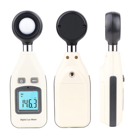 BENETECH Digital Light Lux Meter for Factory / School / House Various Occasion, Range: 0-200,000 Lux (GM1010)(White) by buy2fix