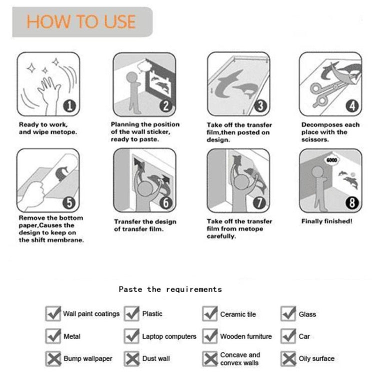 Decor Little Rabbit Notebook Removable Stickers, DIY Free Combination, Size: 20cm x 30cm by buy2fix