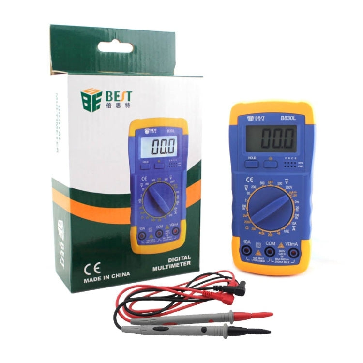 BEST BST- B830L 9V LCD Screen Display Digital Multimeter by BEST