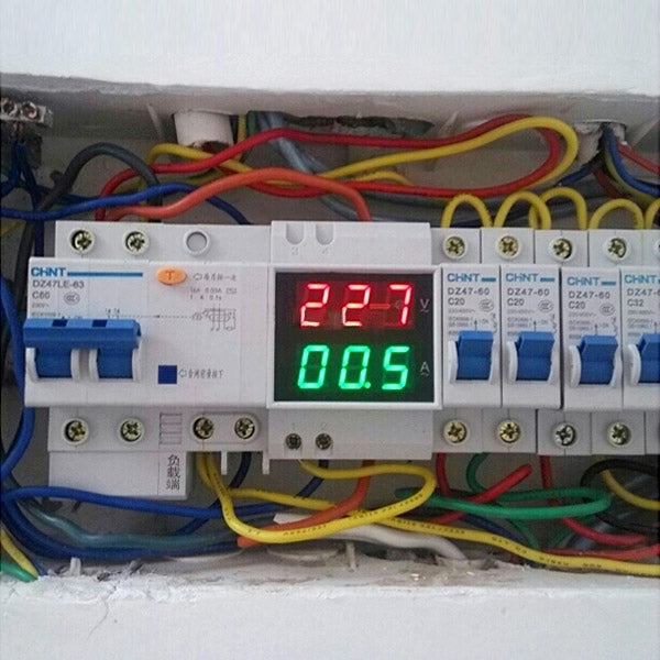 D52-2042 0.5 inch LED Digit Display Voltmeter Ammeter 2 in 1 by buy2fix