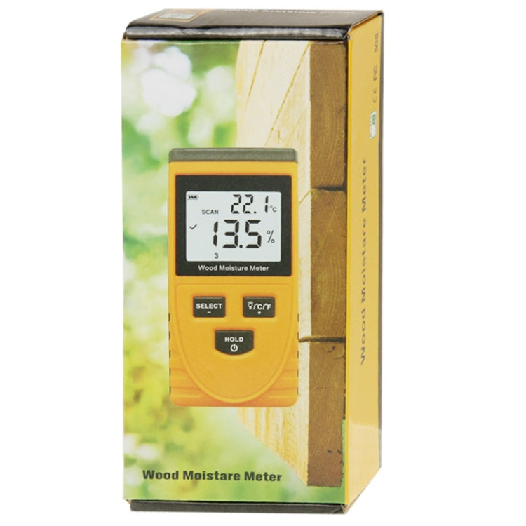 GM630 Digital Wood Moisture Meter with LCD(Orange) by buy2fix