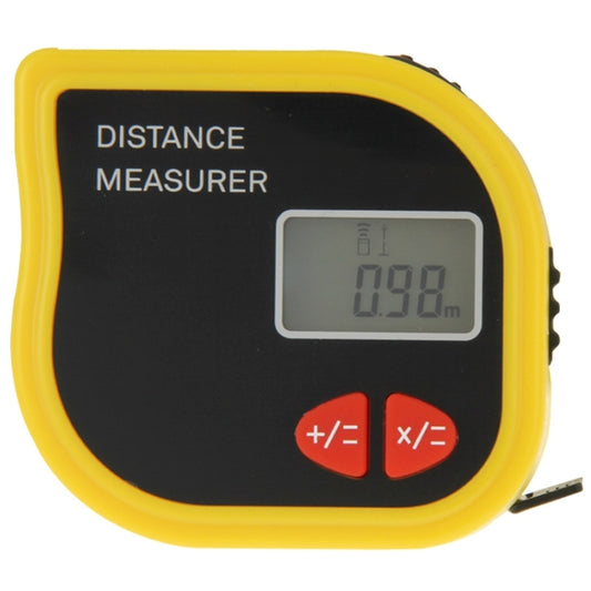 CP-3001 Ultrasonic Distance Measurer Laser Point with 1m Tape Measurer by buy2fix