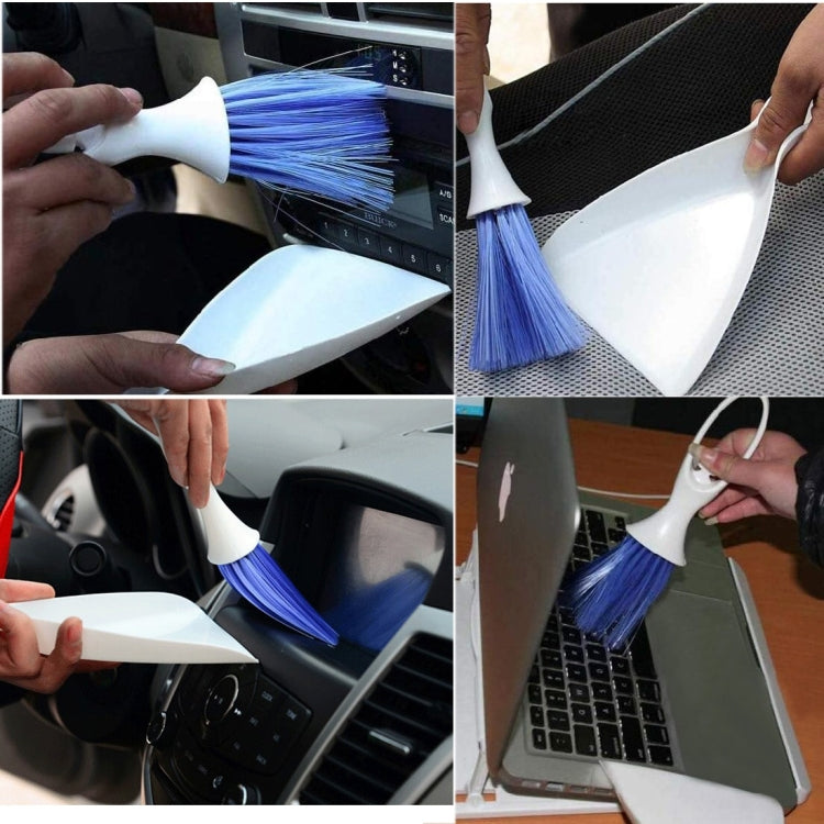 Multifunctional Clean Shovel Vent Brush Dustpan Broom Set by buy2fix