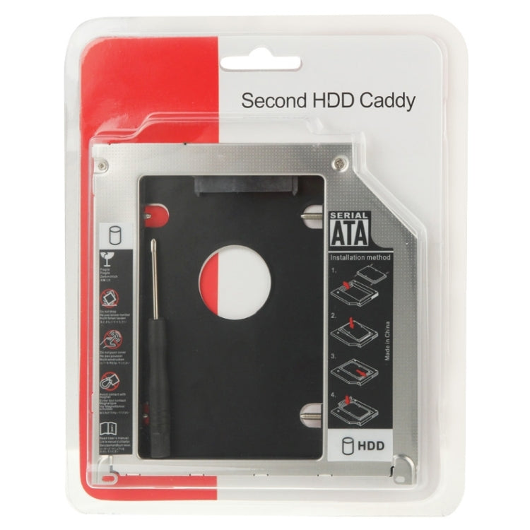2.5 inch Second HDD Hard Drive Caddy SATA to SATA for Apple MacBook Pro, Thickness: 9.5mm by buy2fix