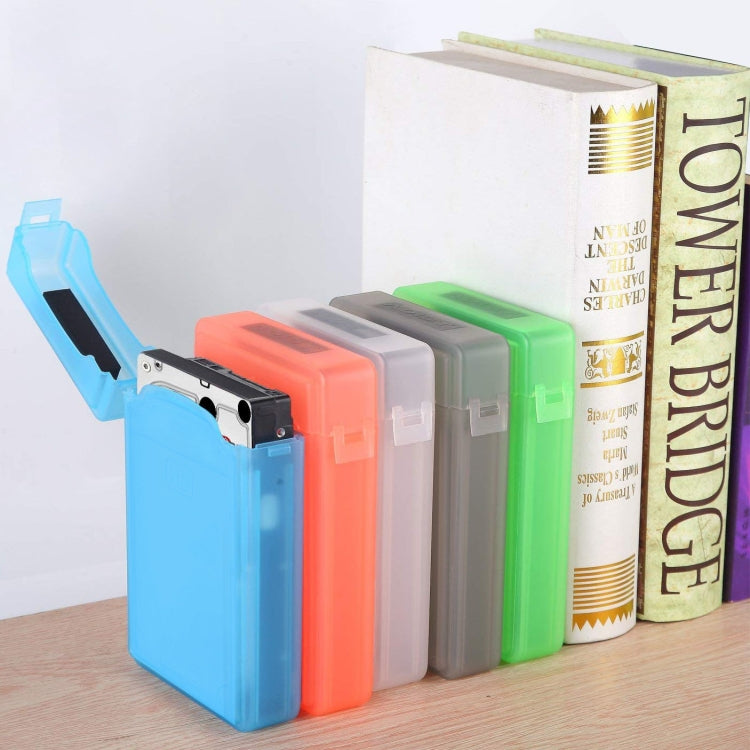 3.5 inch Hard Drive Disk HDD SATA IDE Plastic Storage Box Enclosure Case(Orange) by buy2fix