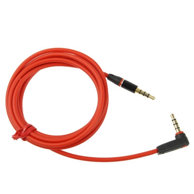 1.2m Aux Audio Cable 3.5mm Elbow to Straight Male, Compatible with Phones, Tablets, Headphones, MP3 Player, Car/Home Stereo & More(Red) by buy2fix