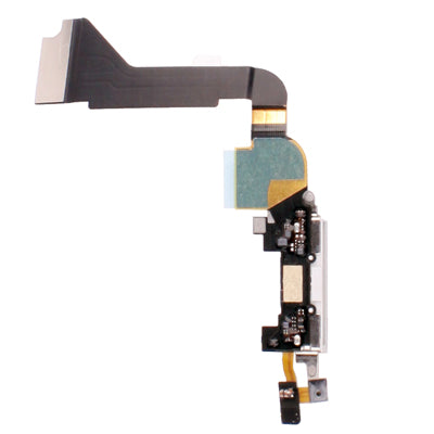 Original Tail Connector Charger Flex Cable for iPhone 4(White) by buy2fix
