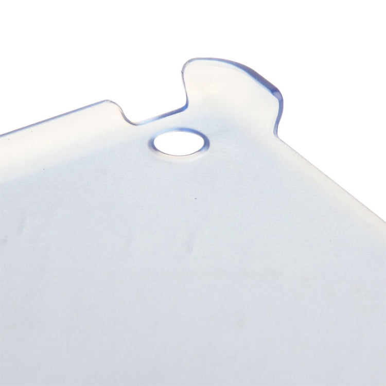 3-folding Leather Cover Frosted Plastic Case with Holder & Sleep / Wake-up Function for iPad Air (Blue) by buy2fix