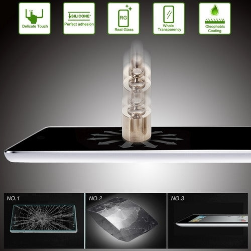 0.4mm 9H+ Surface Hardness 2.5D Explosion-proof Tempered Glass Film for iPad air 1/2 iPad Pro 9.7 / iPad 5/6/7 9.7 inch by buy2fix