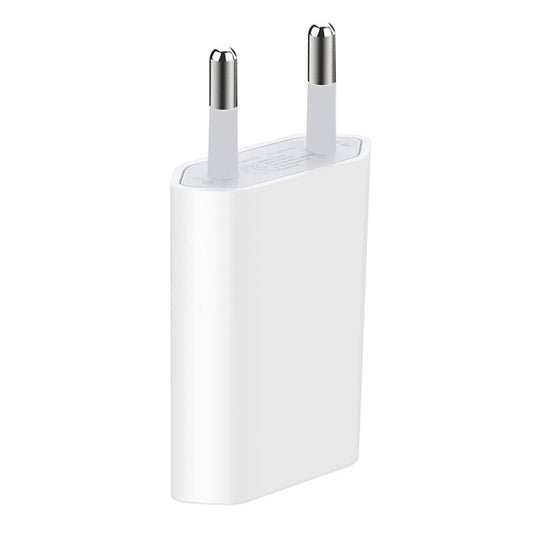 5V / 1A EU Socket USB Charger Adapter For iPhone, Galaxy, Huawei, Xiaomi, LG, HTC and Other Smart Phones, Rechargeable Devices(White) by buy2fix