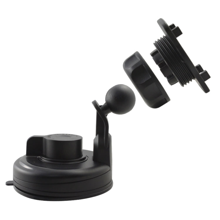 For 4.5-6.3 inch Phone Suction Cup 360 Degree Rotatable Car Holder(Black) by buy2fix