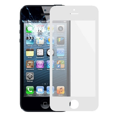 Front Screen Outer Glass Lens for iPhone 5 & 5S(White) by buy2fix