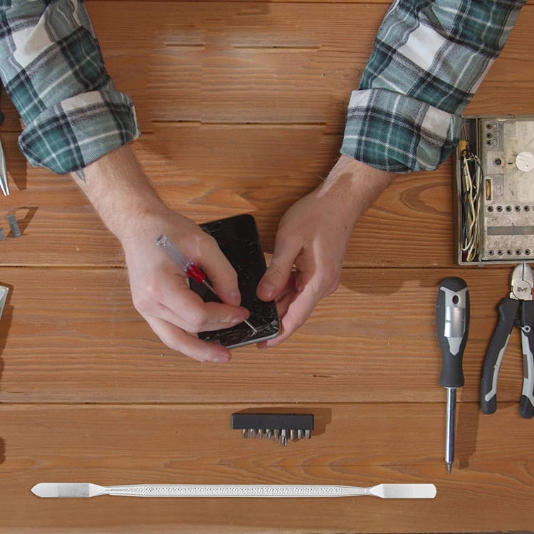 Professional Mobile Phone / Tablet PC Metal Disassembly Rods Repairing Tool, Length: 18cm(Silver) by buy2fix