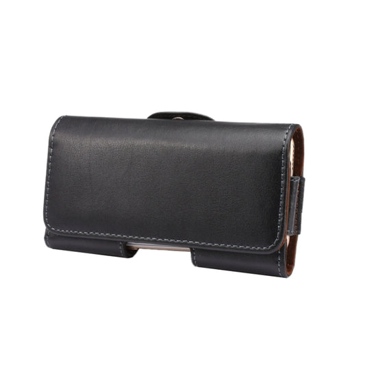 Crazy Horse Texture Vertical Flip Genuine Leather Case / Waist Bag with Back Splint for iPhone 4S / 5 / 5S / 5C(Black) by buy2fix