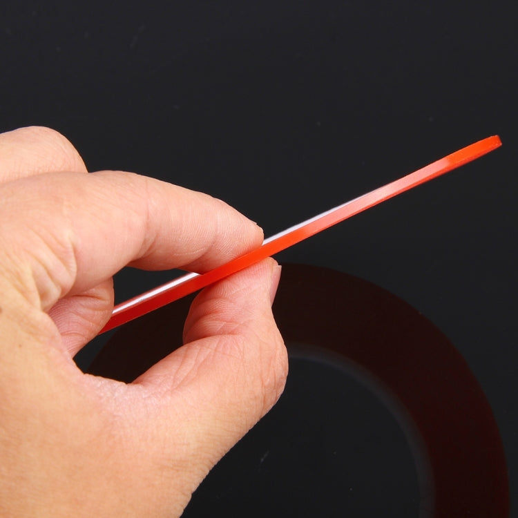2mm Width Double Sided Adhesive Sticker Tape for iPhone / Samsung / HTC Mobile Phone Touch Panel Repair, Length: 25m (Red) by buy2fix