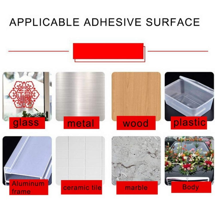 1mm Width Double Sided Adhesive Sticker Tape for iPhone / Samsung / HTC Mobile Phone Touch Panel Repair, Length: 25m(Red) by buy2fix