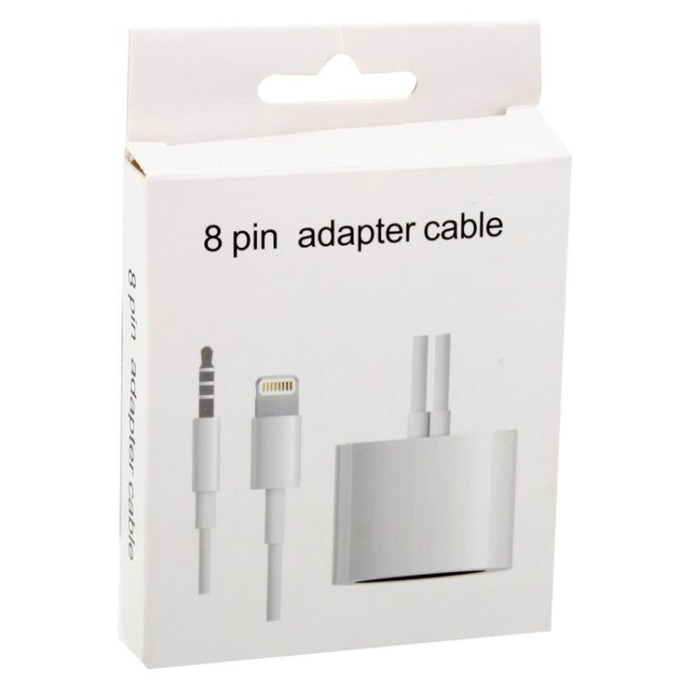 8 Pin Audio Adapter, Not Support iOS 10.3.1 or Above Phone(White) by buy2fix