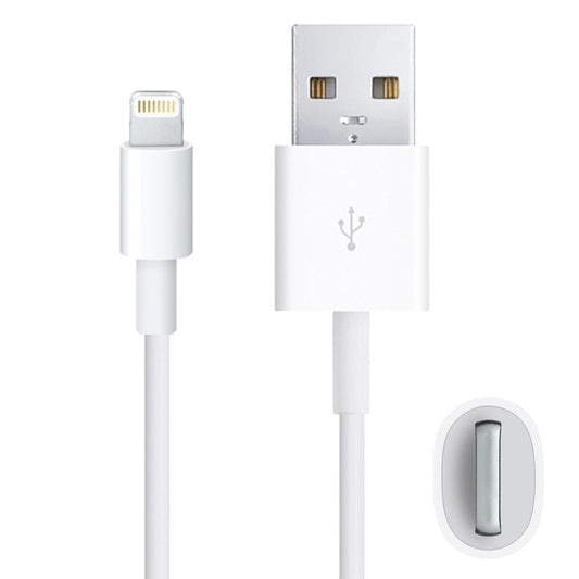 1m High Quality 8 Pin USB Sync Data / Charging Cable for iPhone, iPad(White) by buy2fix