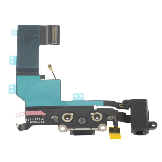 Original Charging Connector + Headphone Jack Flex Cable for iPhone 5S by buy2fix