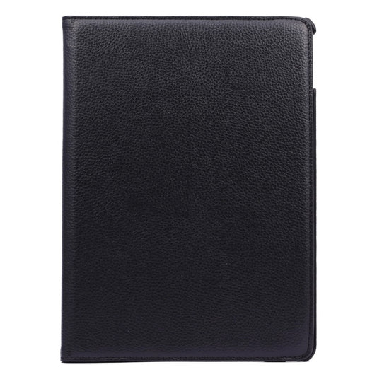 360 Degree Rotation Litchi Texture Flip Leather Case with 2 Gears Holder for iPad Air 2(Black) by buy2fix
